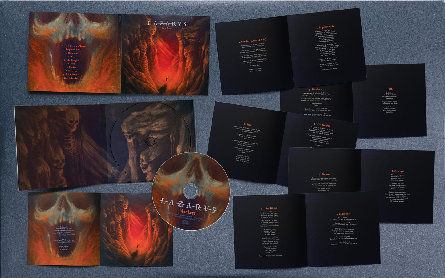 LAZARVS 'BLACKEST' CD