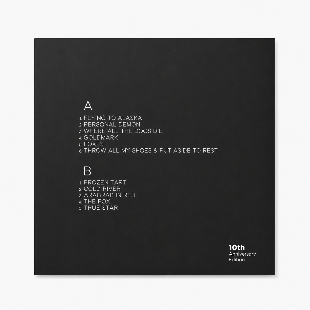 'FOXES' VINYL 10TH ANNIVERSARY