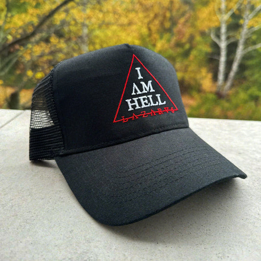 'I AM HELL' TRUCKER BLACK